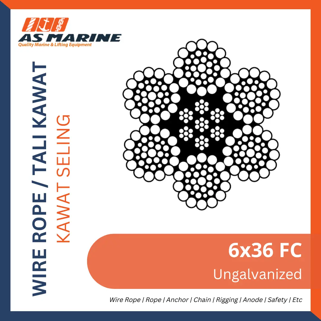 Wire Rope 6x36 FC Ungalvanized